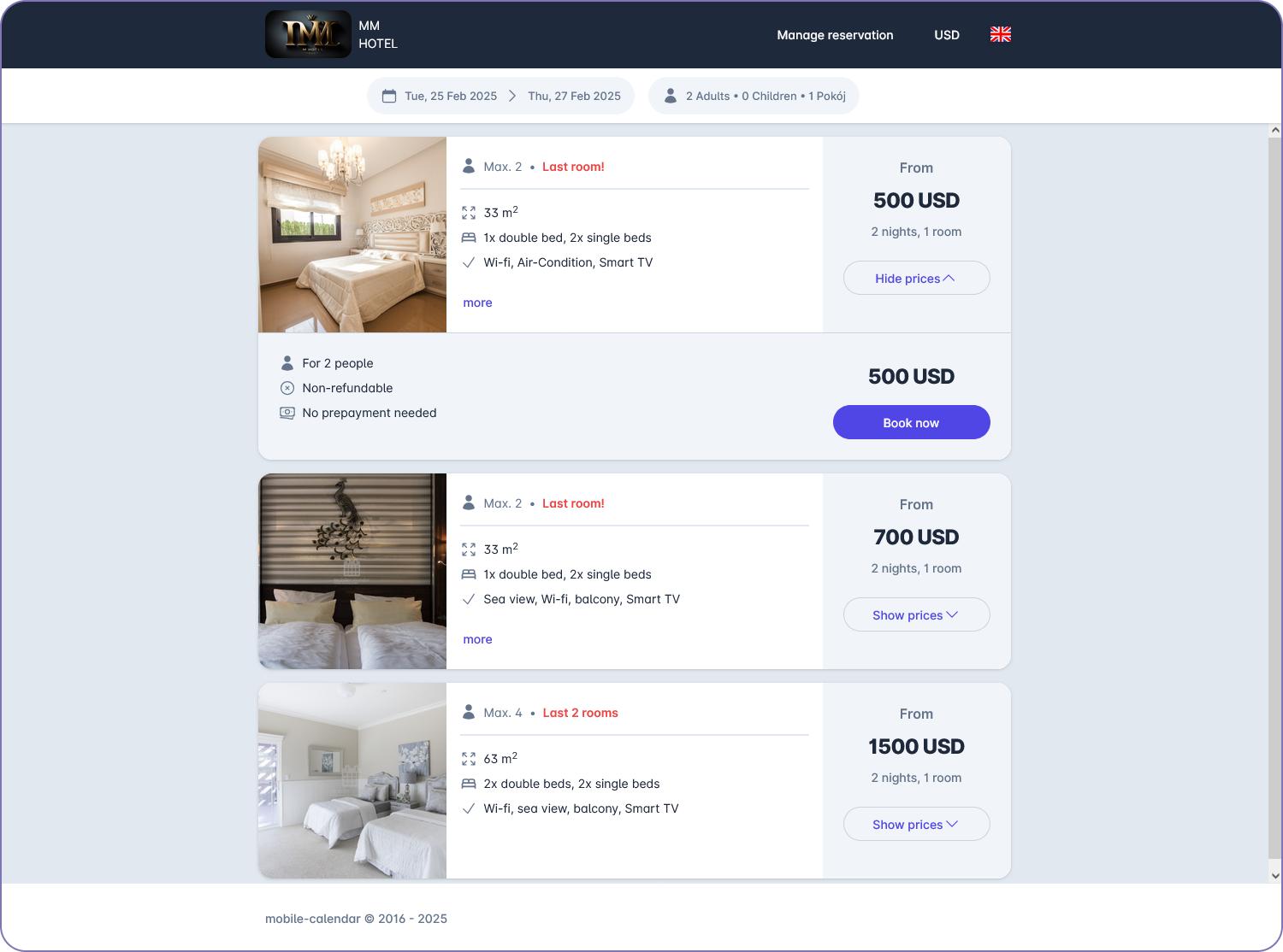 Online Booking